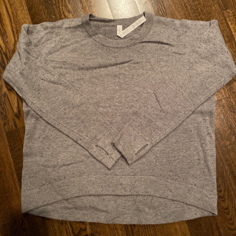 Lululemon sweater gray size 10 New